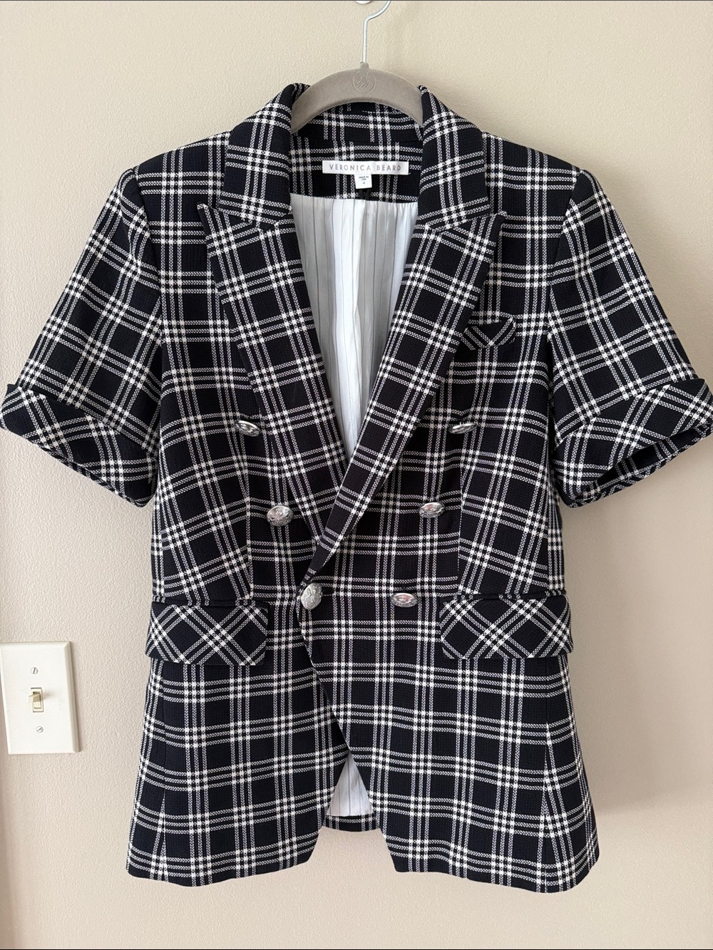 Veronica Beard Plaid Blazer 4
